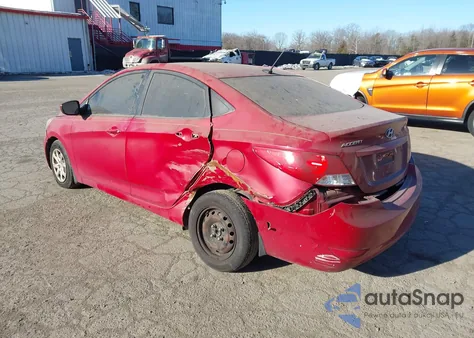 2013 Hyundai Accent Gls z USA, uszkodzony, nr VIN KMHCT4AE5DU305509